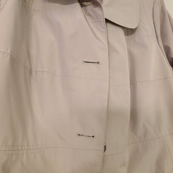 Lane Bryant Women's Long Khaki Trench Coat Size 22/24 - Picture 8 of 16